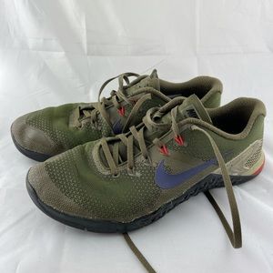 NIKE Metcon 4 Men's Size 10.5US Olive/Indigo Burst